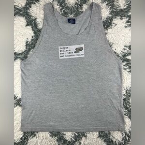 Pro Player Men’s Gray Purdue Boilermakers Tank Size XL